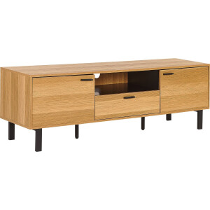 CLAREMONT - TV-meubel - Lichte houtkleur - MDF