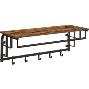 MIRA Home - Kapstok - Garderoberek - Wandkapstop - Bruin