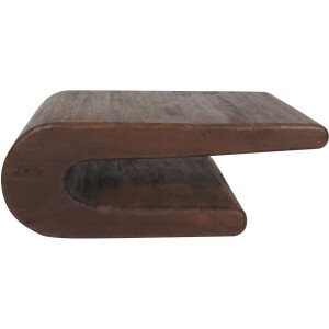Salontafel Maan - Espresso Mangohout - 110 x 60 cm - Organisch - Japandi