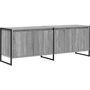 vidaXL - TV - Kast - Grijs - Sonoma - 140 - x - 36 - x - 49,5 - cm - Bewerkt - hout