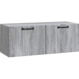 vidaXL - Wandmontage - TV-kast - Grijs - sonoma - 78,5 - x - 31 - x - 30 - cm - Bewerkt - hout