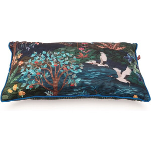 Pip Home - Kussen - Pip Garden - Blauw - 50 x 30 cm