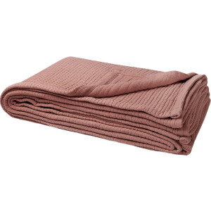 Yumeko sprei mousseline katoen stitch roze cloud 200x220