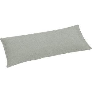 Yumeko kussensloop gewassen linnen mistig groen 40x80 - Biologisch & ecologisch - 1 stuk