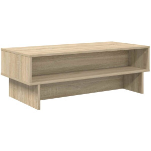 vidaXL - Salontafel - Sonoma - Eik - 100 - x - 46 - x - 35 - cm - Bewerkt - hout