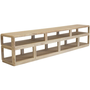 Giga Meubel Tv-meubel Eline - Mangohout - Naturel - 200x35x45cm