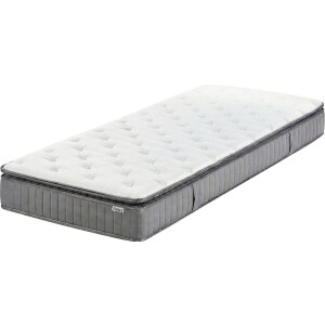BELIANI PLEASANT - Pocketveringmatras medium - Wit - 90x200 cm - Traagschuim