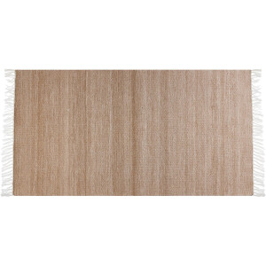 BELIANI MALHIA - Vloerkleed - Zandbeige - 80 x 150 cm - Synthetisch materiaal