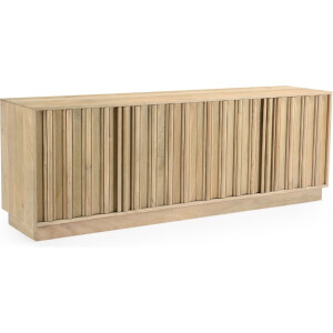 Giga Meubel Dressoir Nika - Mangohout - Naturel - 180x40x63cm