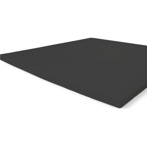 Walra Katoenen Hoeslaken Topper - Hoeslaken 90x220 - 100% Katoen - Antraciet
