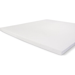 Byrklund Katoenen Hoeslaken Topper - Hoeslaken 90x220 - 100% Katoen - Wit