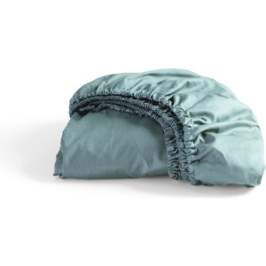 Cinderella - Weekend - Hoeslaken - 100% Katoen - Tot 25 cm matrashoogte - 80x210 cm - Mineraal Groen