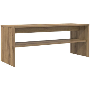 vidaXL - TV - Kast - 100 - x - 35 - x - 40 - cm - Artisan - Eiken - Bewerkt - hout