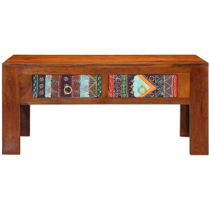 vidaXL Salontafel 90x50x40 cm massief acaciahout - Salontafel - Salontafels - Tafel - Bijzettafel