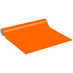 Decoratieve zelfklevende vinylfolie op rol per meter - Wasbare, waterdichte sticker voor muren, keukens en meubels - 60 cm x 40 m - Oranje