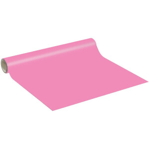 Decoratieve zelfklevende vinylsticker op rol per meter - Wasbare, waterdichte sticker voor muren, keukens en meubels - 60 cm x 8 m - Roze