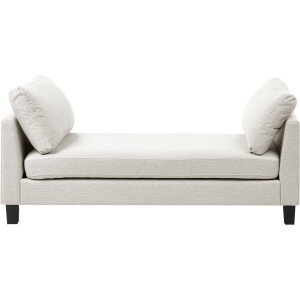 BELIANI ARCHIANE - Chaise longue - Lichtbeige - Polyester