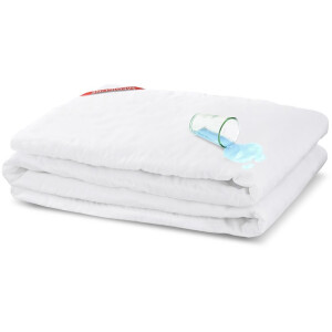 Matrasbeschermer - Anti-allergene - hygiënische en waterdichte matrasbeschermer - matras topper - 90 x 200 cm - wit - microvezel