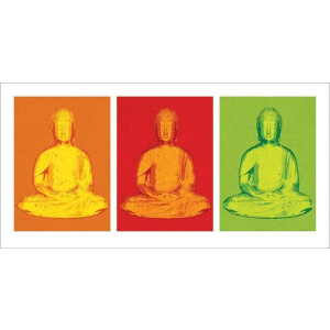 Pyramid Poster - Buddha Pop - 50 X 100 Cm - Multicolor