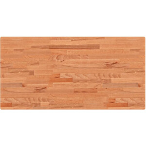 vidaXL - Tafelblad - rechthoekig - 100x50x4 - cm - massief - beukenhout