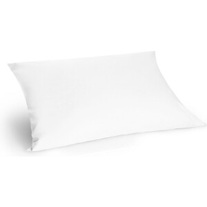 Yumeko kussensloop percal katoen wit 50x70 - Bio, eco & fairtrade - 1 stuk