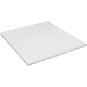 Cinderella Sundays - Topper Hoeslaken (tot 15 cm) - Satijn - 80x210 cm - Lichtgrijs