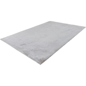 Emotion - Vloerkleed - Superzacht - Karpet - Tapijt effen Fluffy 80x150 - Zilver
