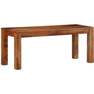 vidaXL - Bankje - 110 - cm - massief - acaciahout