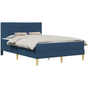 vidaXL - Bedframe - 120 - x - 190 - cm - Blauw