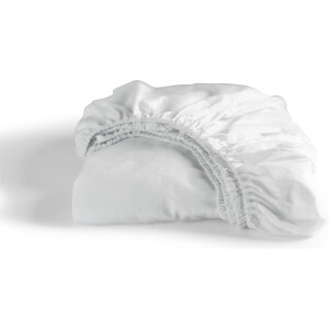 Cinderella - Weekend - Hoeslaken - 1 Persoons - 100% Katoen - 80x200 cm - Tot 25 cm matrashoogte - Wit