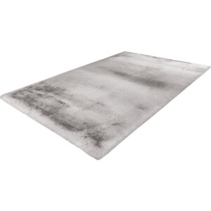 Lalee Eternity Zacht hoogpolig vloerkleed comfy superzachte Fluffy kleed 160x230 cm Zilver grijs