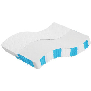 vidaXL - Pocketveringmatras - middelhard-hard - 160x200 - cm - Super - King - Size