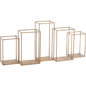 J-Line rek Multiple - ijzer - goud