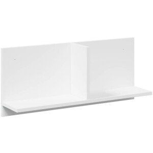 vidaXL - Wandkast - 70x16,5x30 - cm - bewerkt - hout - wit