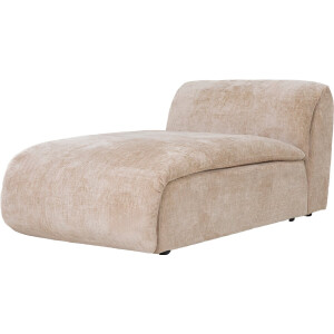Tower Living - Redford chaise lounge zonder arm - beige