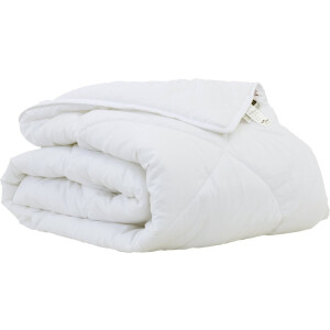 vidaXL - Dekbed - 220 - x - 135 - x - 4 - cm - Nee - Polyester - Wit - Ademend