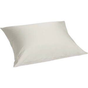 Yumeko kussensloop katoensatijn sandy grijs 50x60 - Bio, eco & fairtrade - 1 stuk