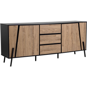 BELIANI BLACKPOOL - Sideboard - Lichte houtkleur - Spaanplaat