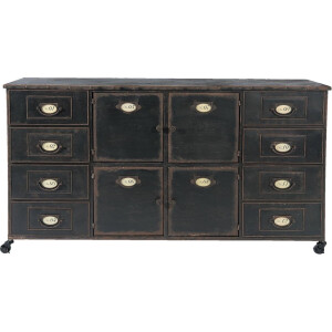 Clayre & Eef Ladekast 152x44x86 cm Bruin IJzer