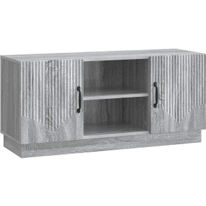 vidaXL - TV - Kast - Grijs - sonoma - 102 - x - 34,5 - x - 47 - cm - Bewerkt - hout