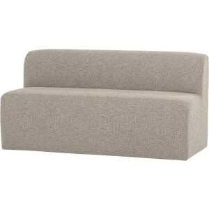 WOOOD Mojo Base Eetbank 164 cm Rugleuning - Bouclé - Beige - 83x164x76