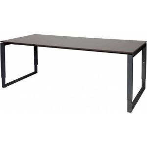 Verstelbaar Bureau - Plus 200x90 logan - zwart frame