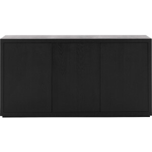 Goossens Dressoir Barcelona, 3 Deuren - Hout Zwart