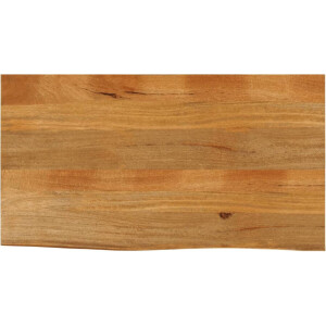 vidaXL - Tafelblad - met - natuurlijke - rand - 100x60x2,5 - cm - massief - mangohout