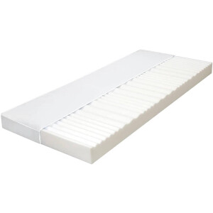 vidaXL - Matras - 7 - Zone - 10 - cm - PU-schuim - H2 - H3 - 160x200 - cm