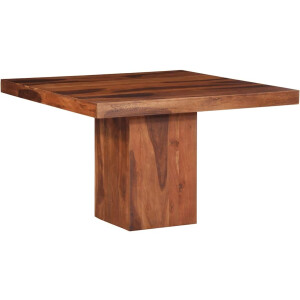 vidaXL - Eettafel - 120x120x77 - cm - massief - acaciahout