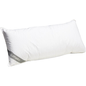 Yumeko hoofdkussen gerecycled dons 40x80 zacht - Biologisch & ecologisch
