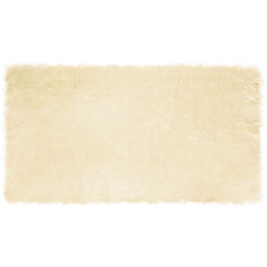 vidaXL - Faux - Schaapsvacht - Tapijt - Tafalla - Crème - 80 - x - 150 - cm - Polyester