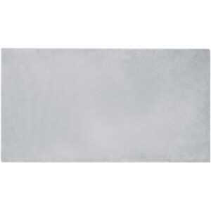 vidaXL - Nep - Konijnenbont - Vloerkleed - Olite - Grijs - 80 - x - 150 - cm - Polyester