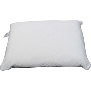 Polydaun Hoofdkussen - Traagschuim - 65x50x15 cm - medium - wit